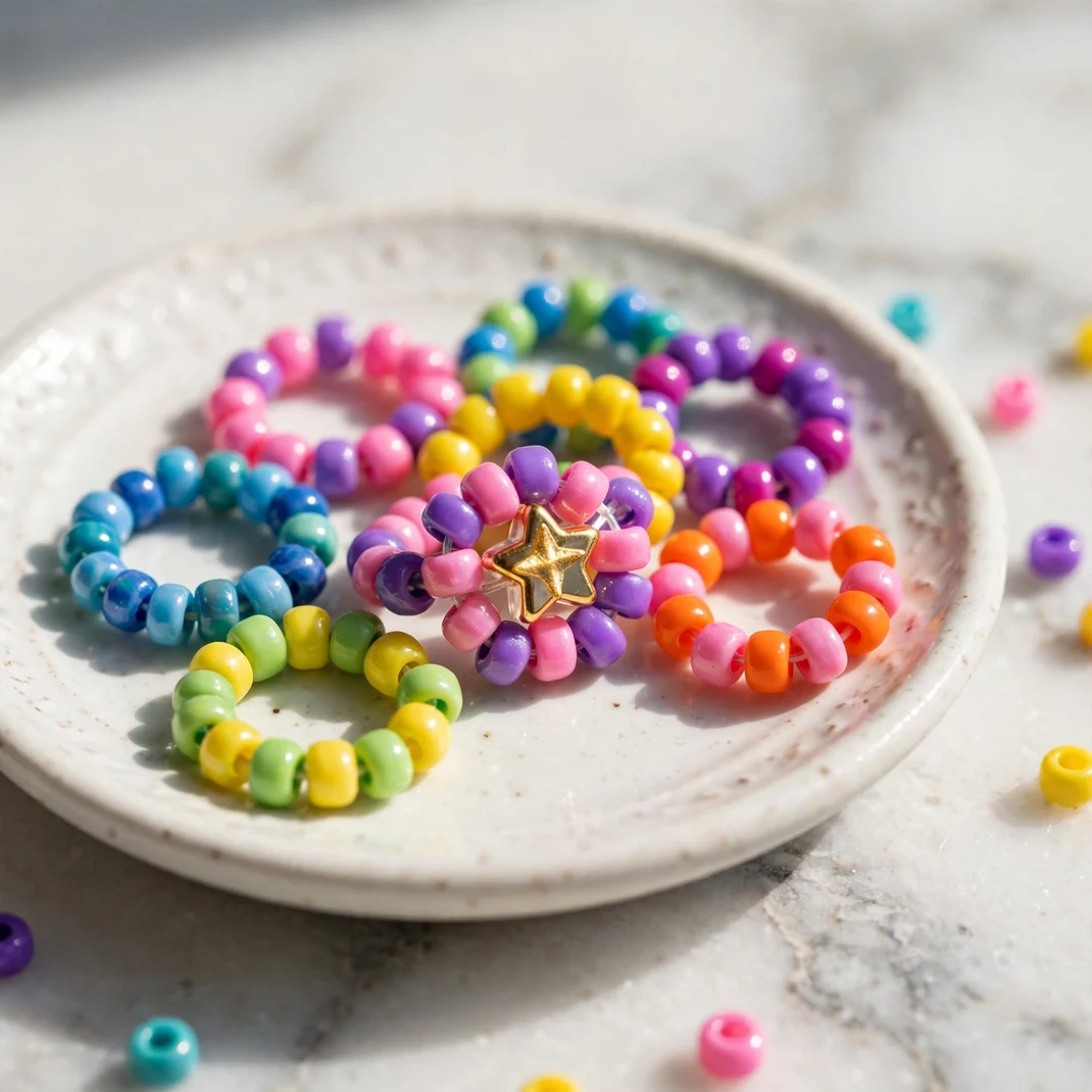 Design 09 Kandi Bead Ring