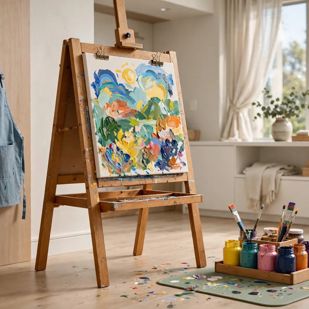 Design 09 Little Artist Easel Corner