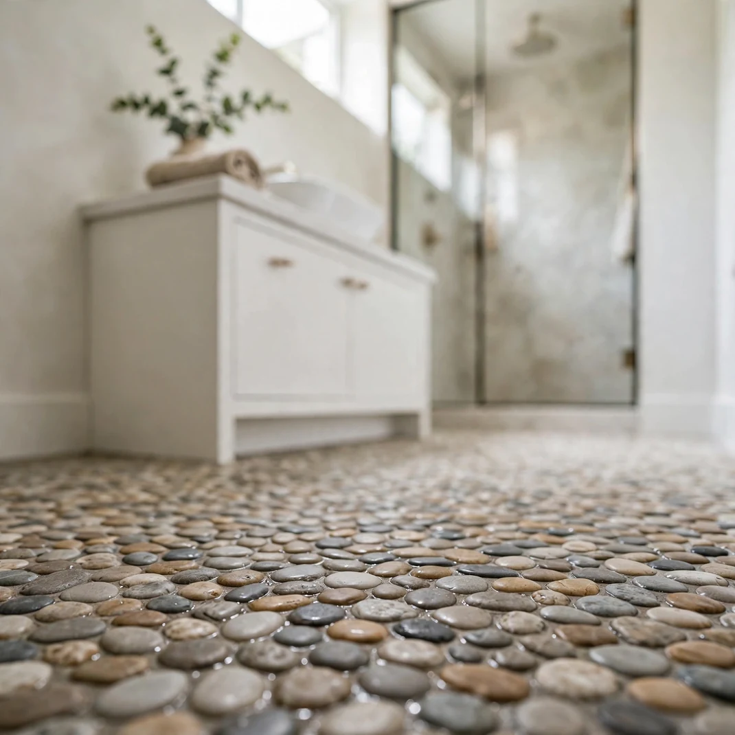 Design 09 Pebble Mosaic Floor Tile