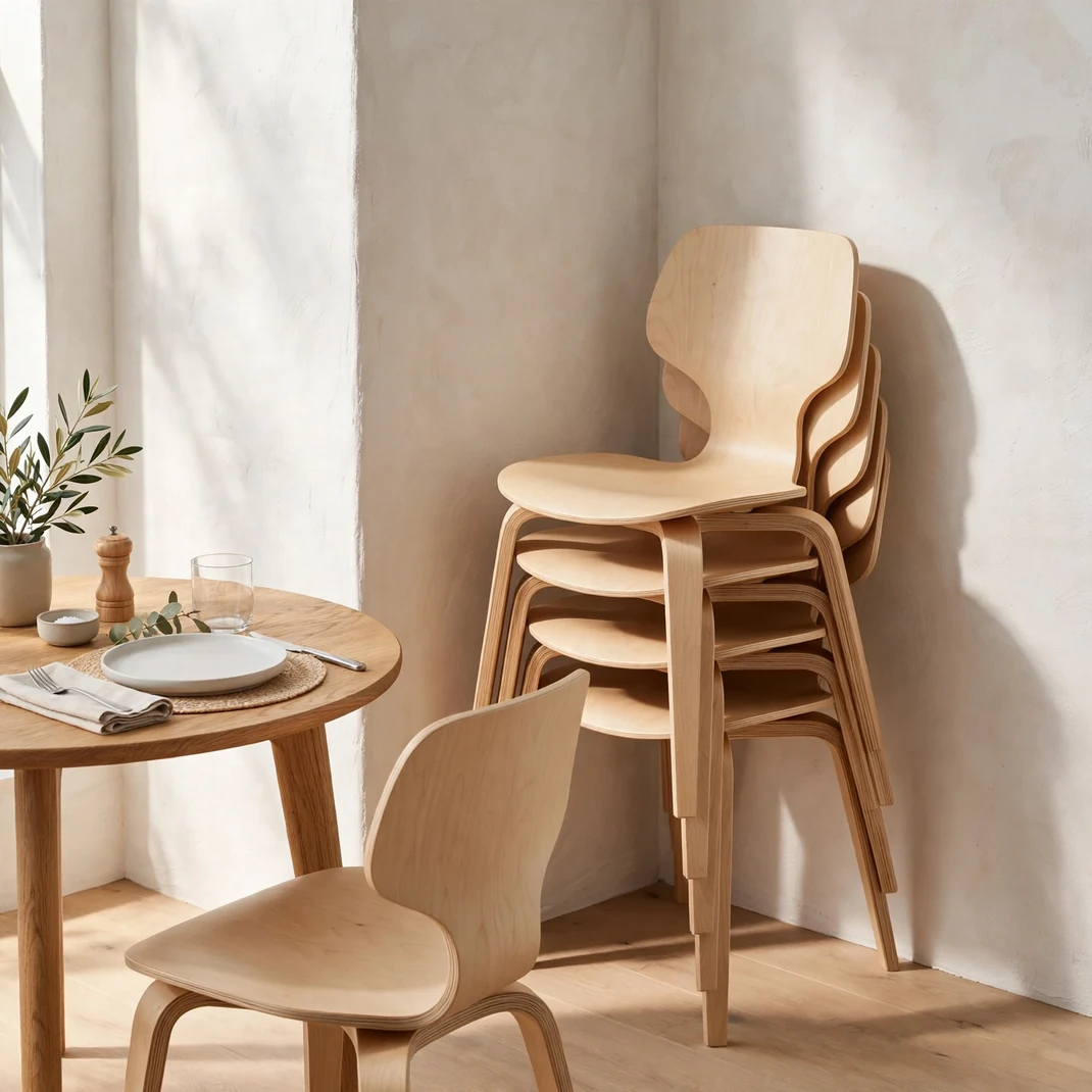 Design 09 Stackable Dining Chairs