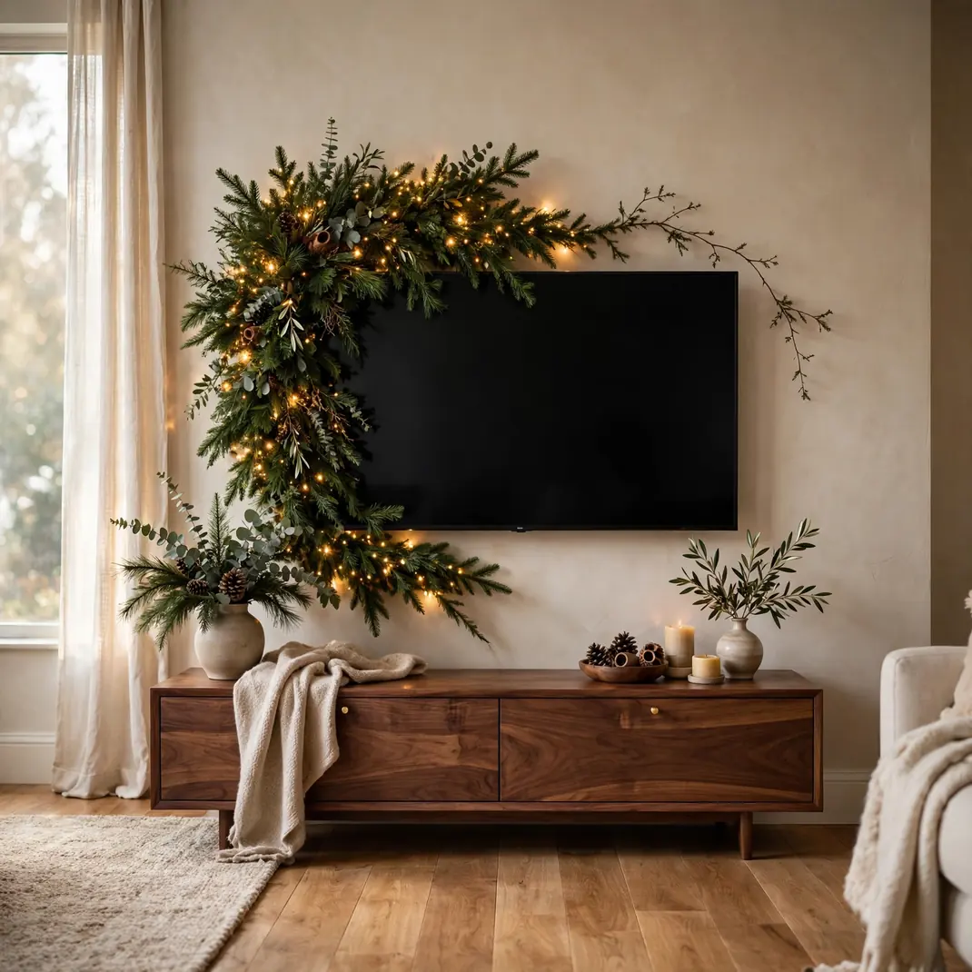 Design 1 Asymmetrical Garland Frame
