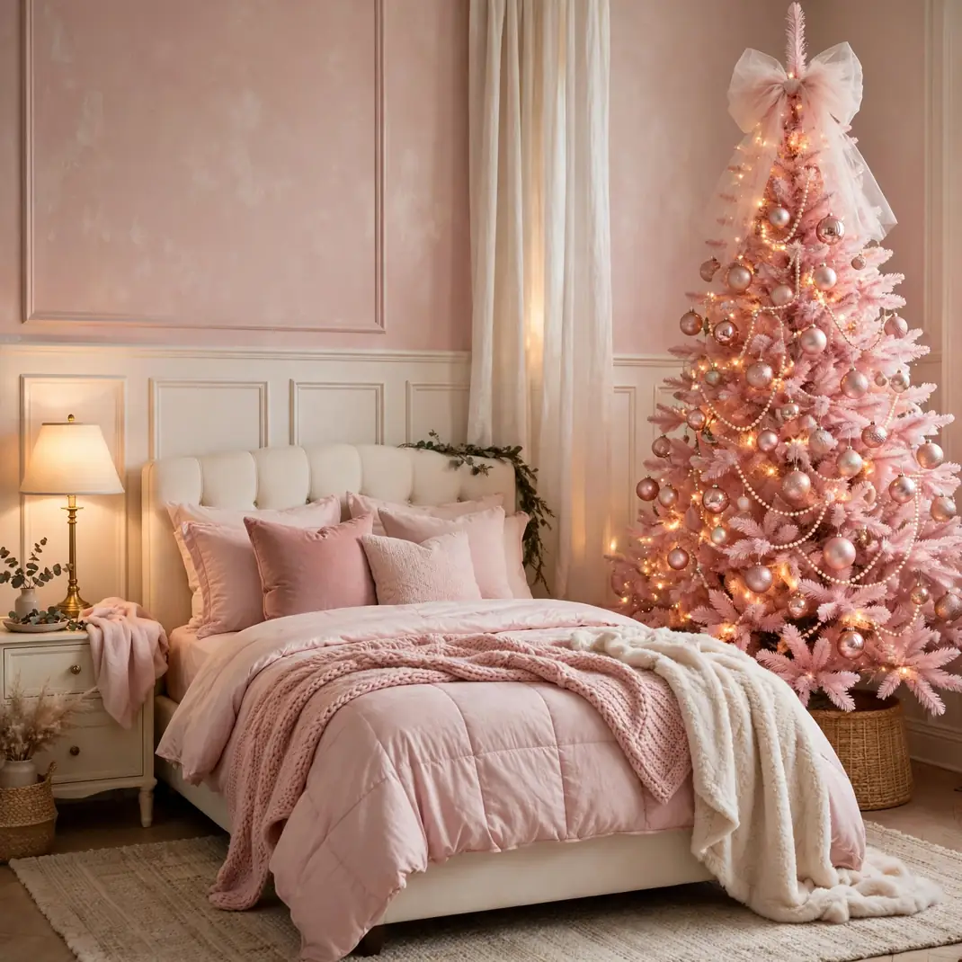 Design 1 Blush Pink Tree Rose Gold