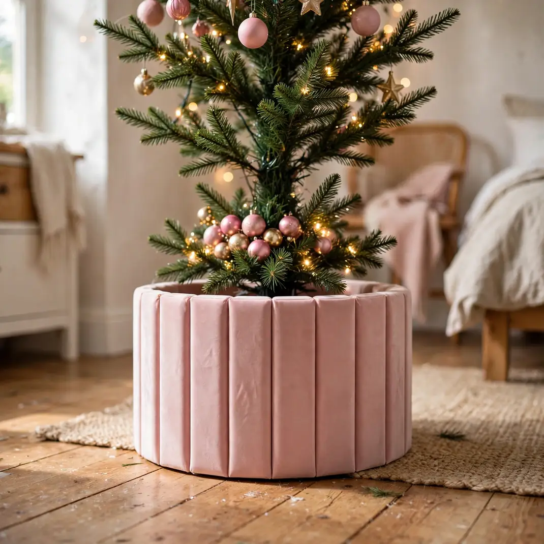 Design 1 Blush Velvet Tree Collar