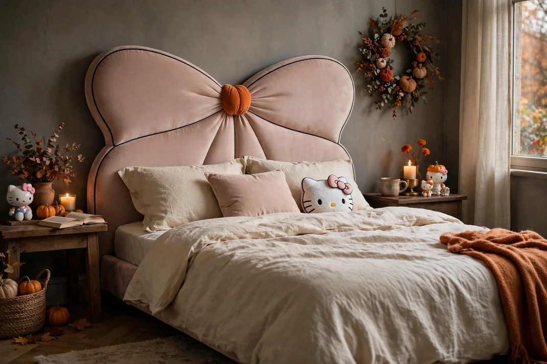 Design 1 Crown The Bed With A Bow Tufted Headboard