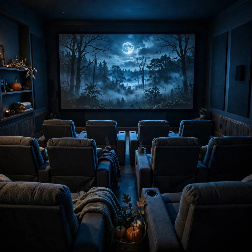 Design 1 Haunted Scene Loop On Screen