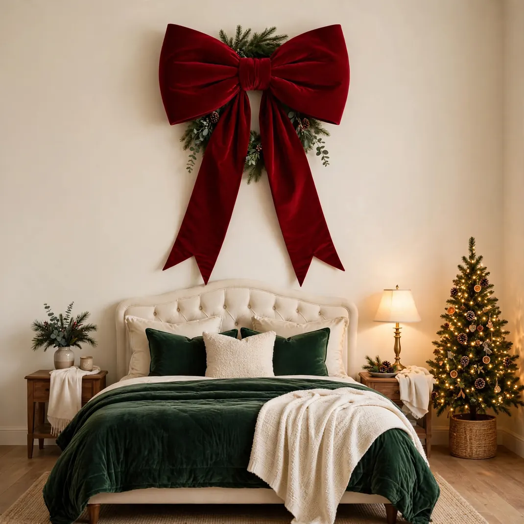Design 1 Oversized Velvet Bow Statement