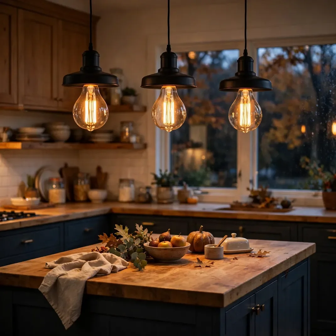 Design 1 Swap Pendant Bulbs For Amber Vintage Filaments