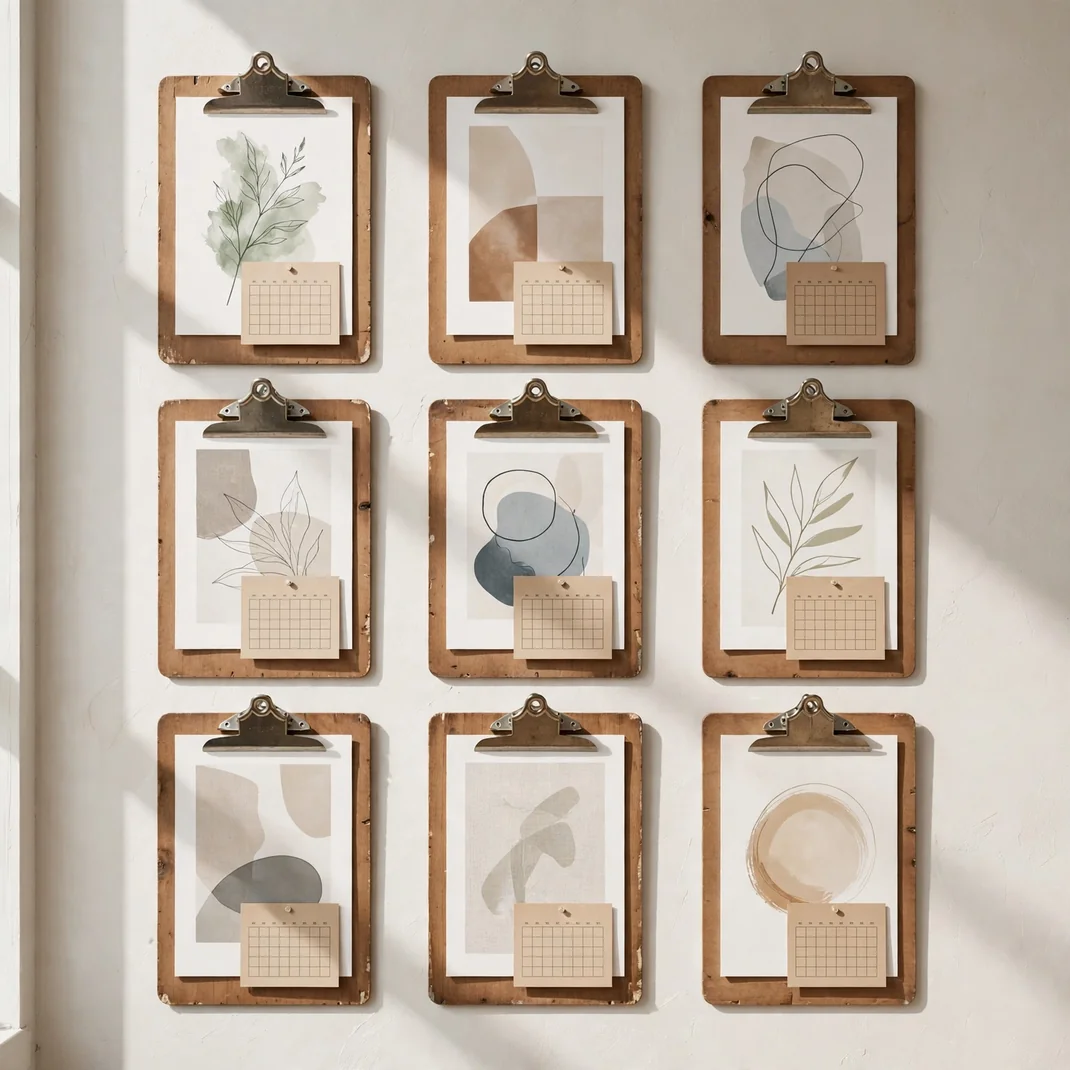 Design 10 Clipboard Style Clip Frames