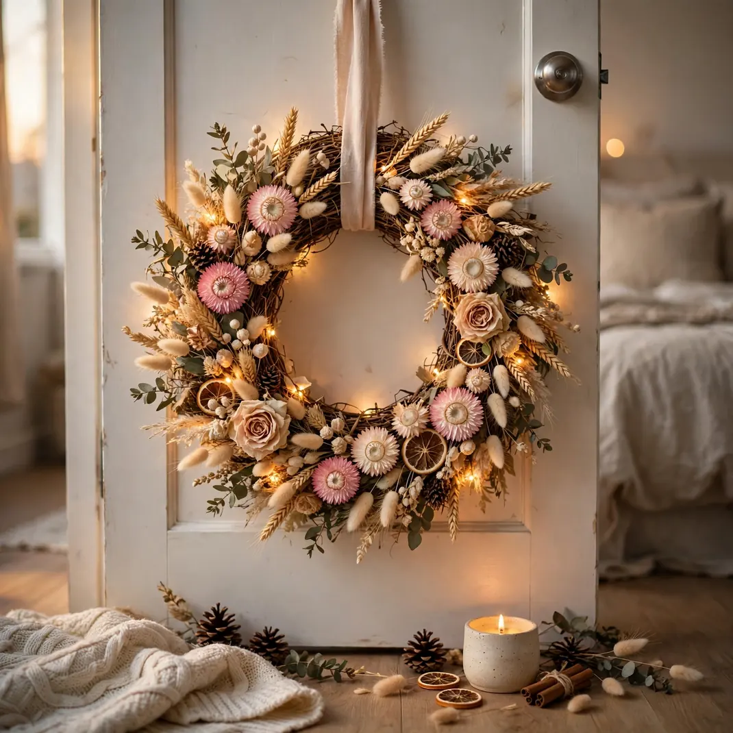 Design 10 Dried Flower Wreath