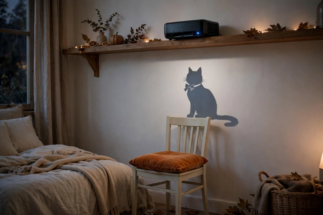 Design 10 Light A Ghost Kitty Shadow Corner