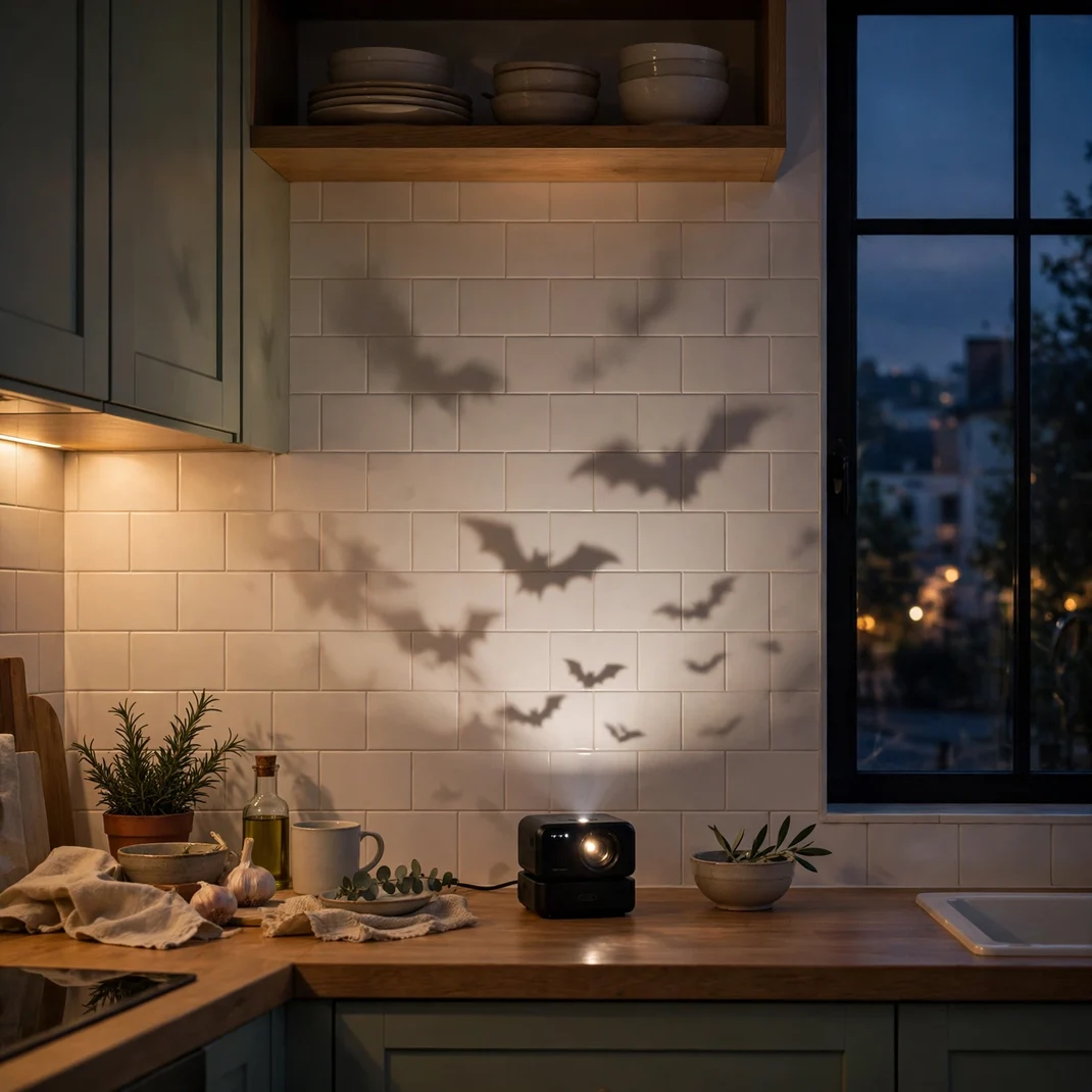Design 10 Project Bat Silhouettes Onto The Backsplash