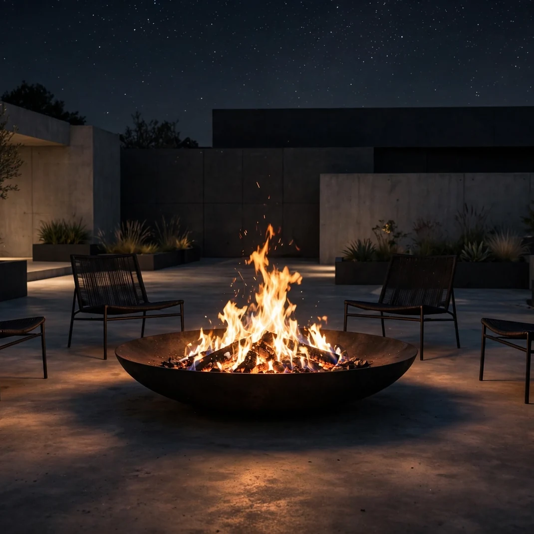 Design 11 Low Fire Bowl Centerpiece