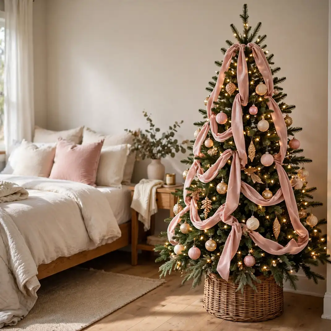 Design 12 Blush Velvet Ribbon Tree