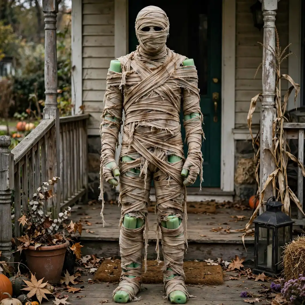 Design 12 Craft A Noodle Mummy Figure