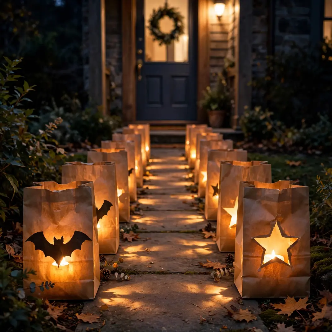 Design 12 Cut Paper Bag Luminaries