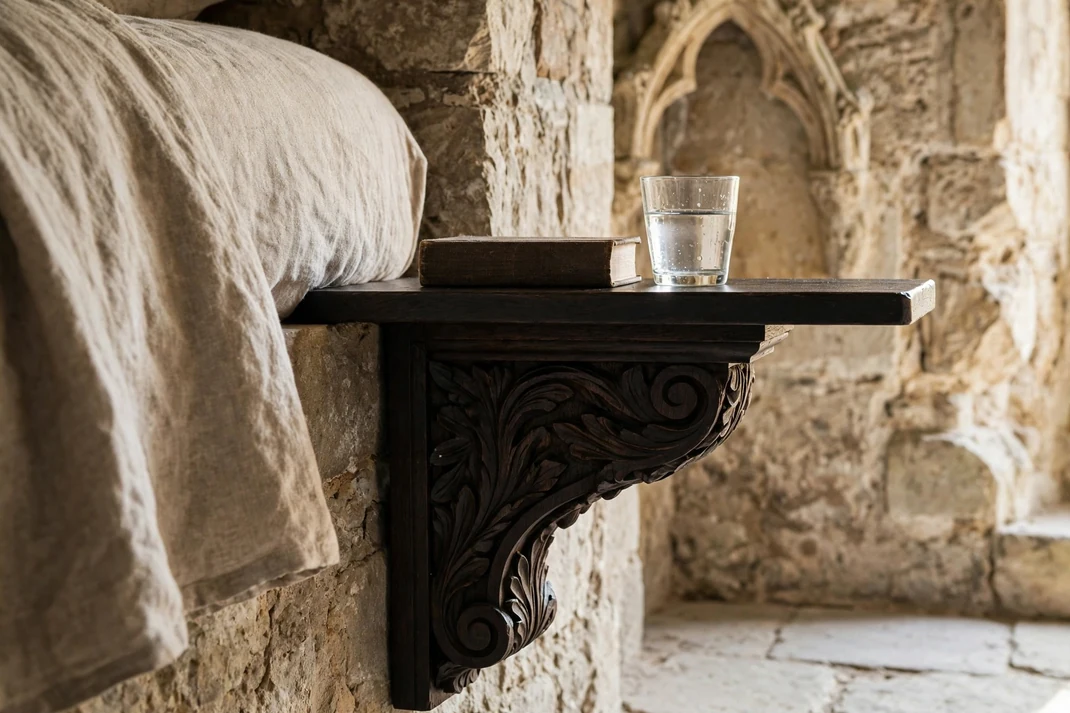 Design 12 Float A Carved Corbel Bedside Ledge