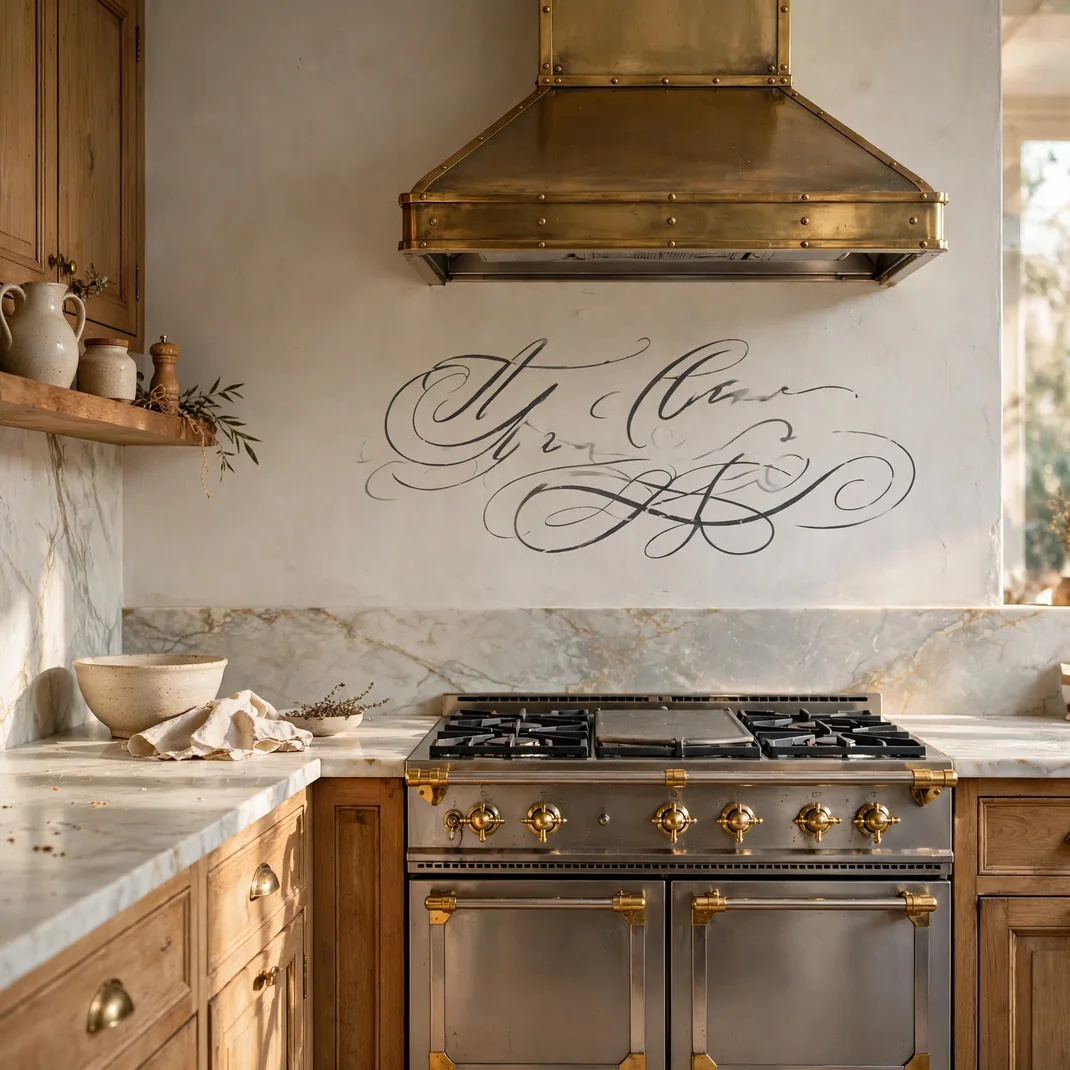 Design 12 French Bistro Script