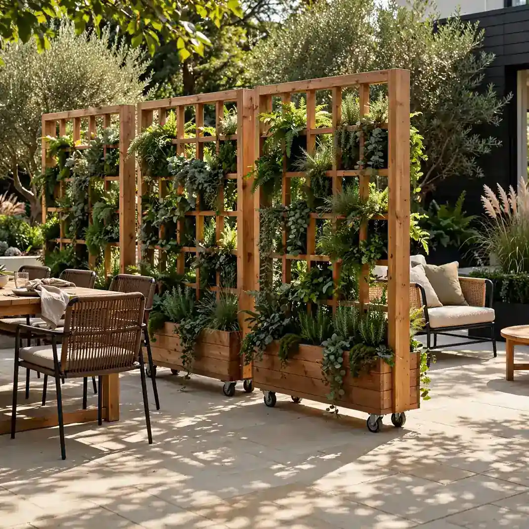 Design 12 Planter Walls As Soft Room Dividers