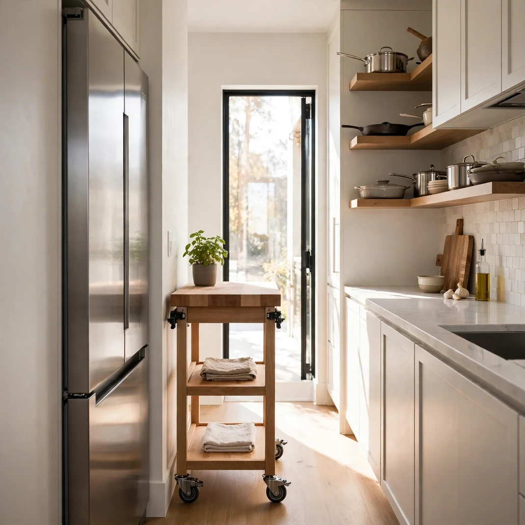Design 12 Slim Rolling Kitchen Cart