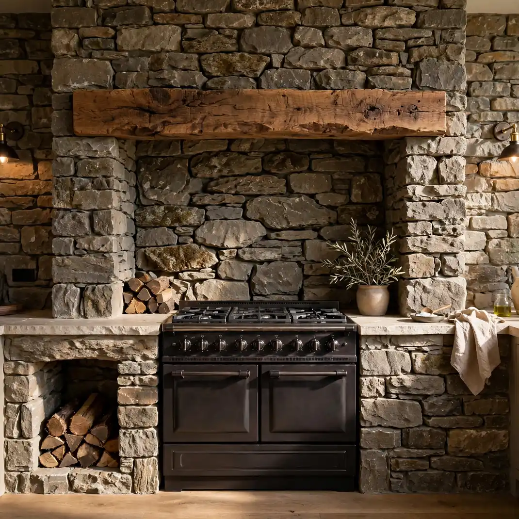 Design 12 Stone Clad Range Alcove