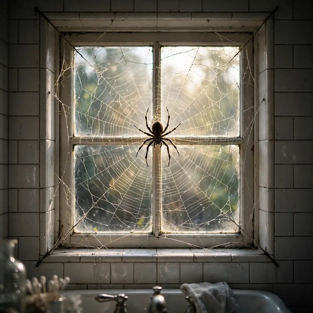 Design 13 Drape A Spiderweb Over The Window