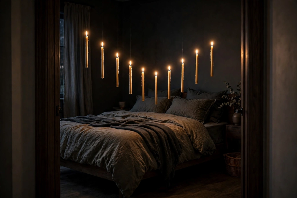 Design 13 Float A Cluster Of Candlelight Above The Footboard