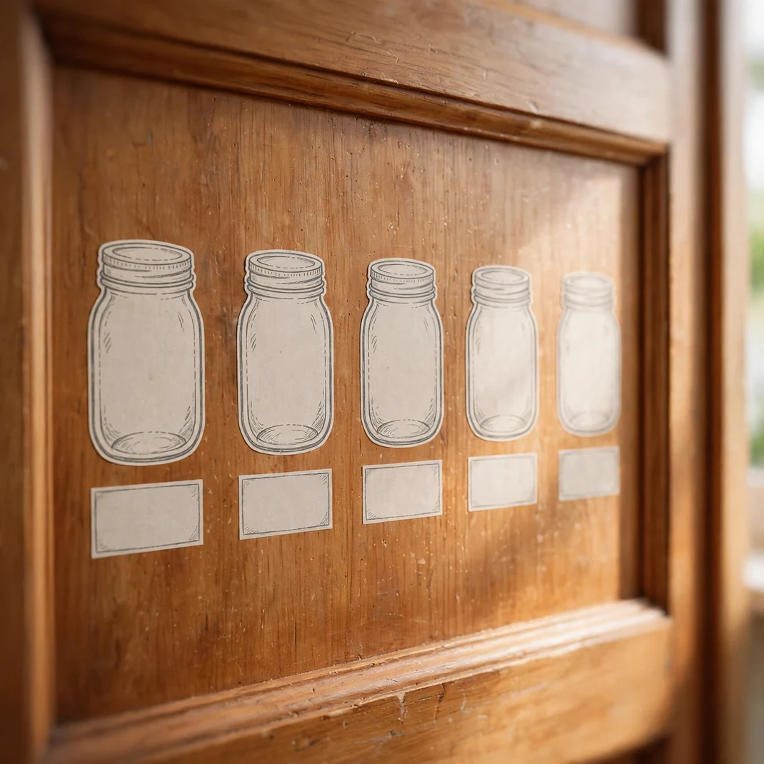 Design 13 Mason Jar Pantry Tags