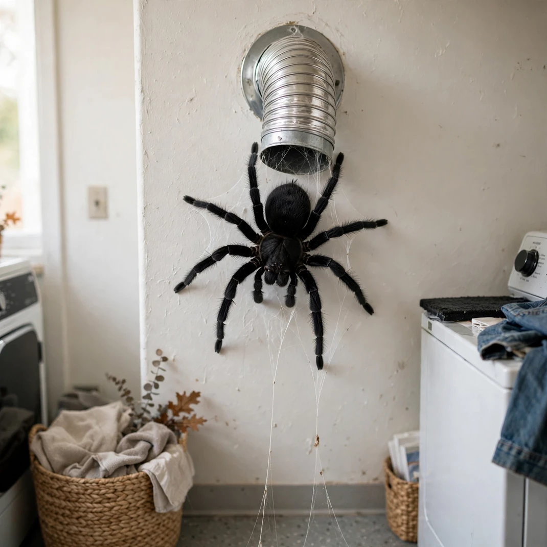Design 13 Spider Crawling Dryer Vent