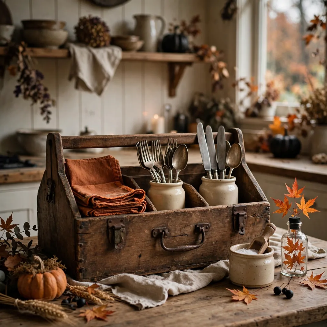 Design 13 Turn A Vintage Toolbox Into A Supper Caddy