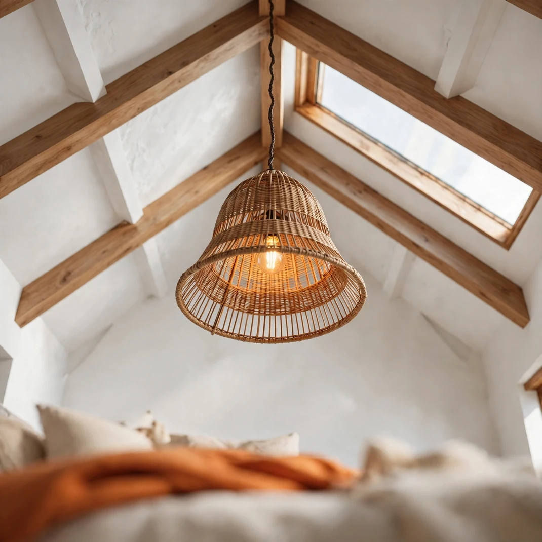 Design 13 Woven Rattan Pendant Light