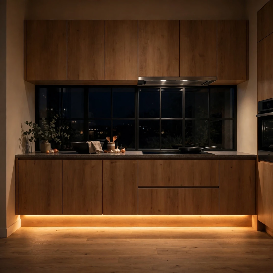 Design 14 Add A Toe Kick Glow Under The Lower Cabinets
