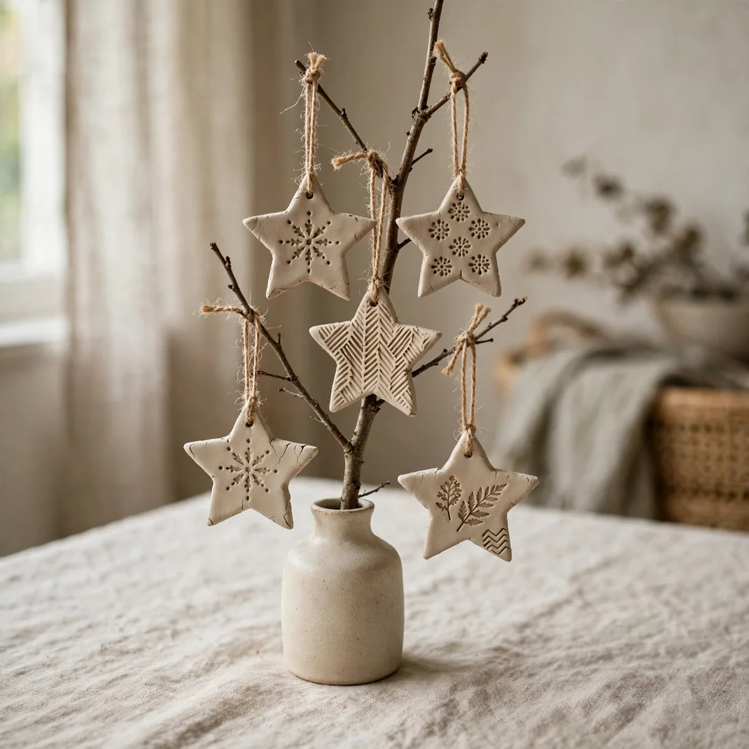 Design 14 Clay Star Ornaments