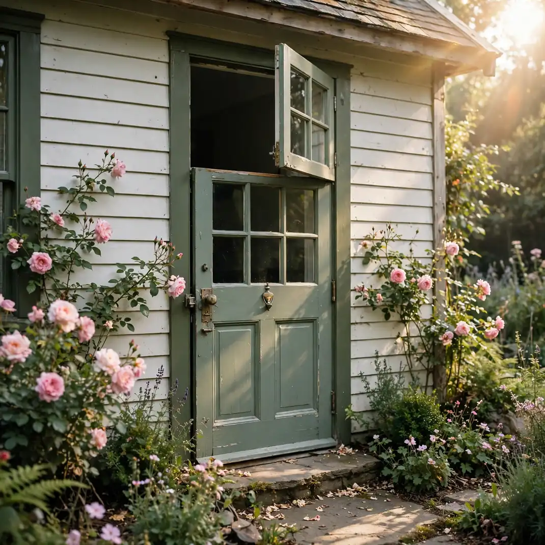 Design 14 Dutch Door With Glass Top