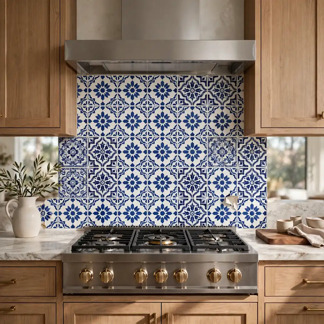 Design 14 Faux Tile Backsplash