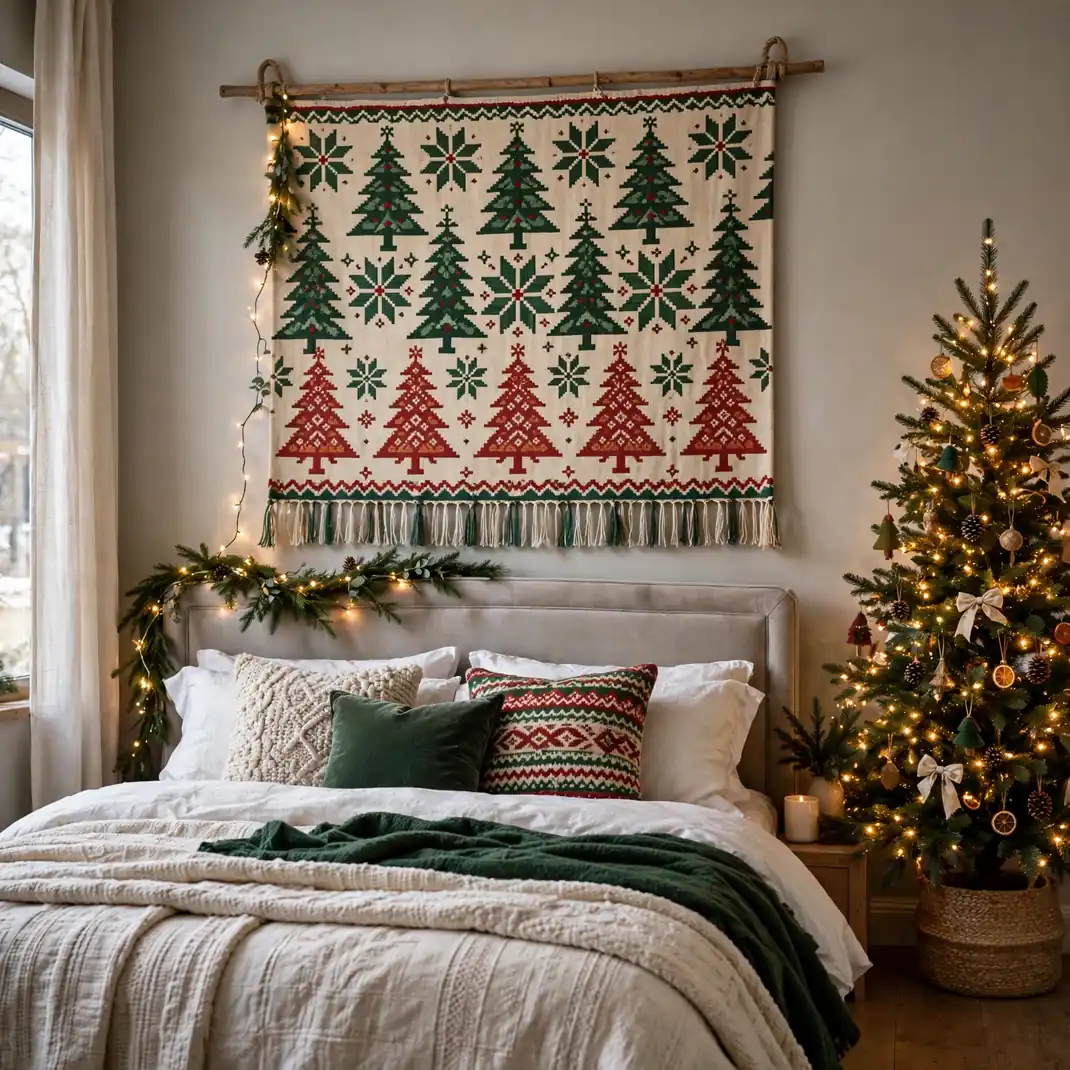 Design 14 Woven Holiday Wall Tapestry