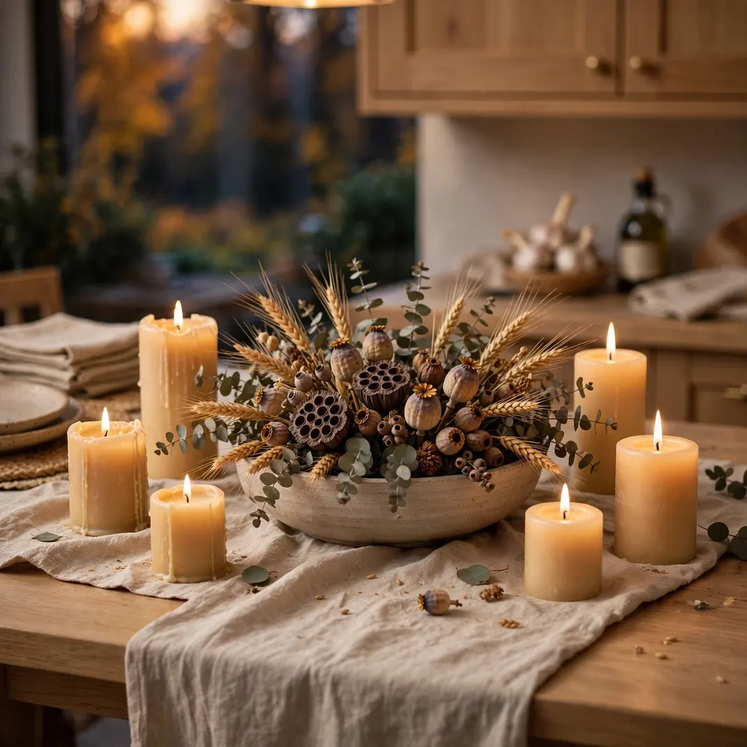 Design 15 Build A Candlelit Botanical Centerpiece For The Table