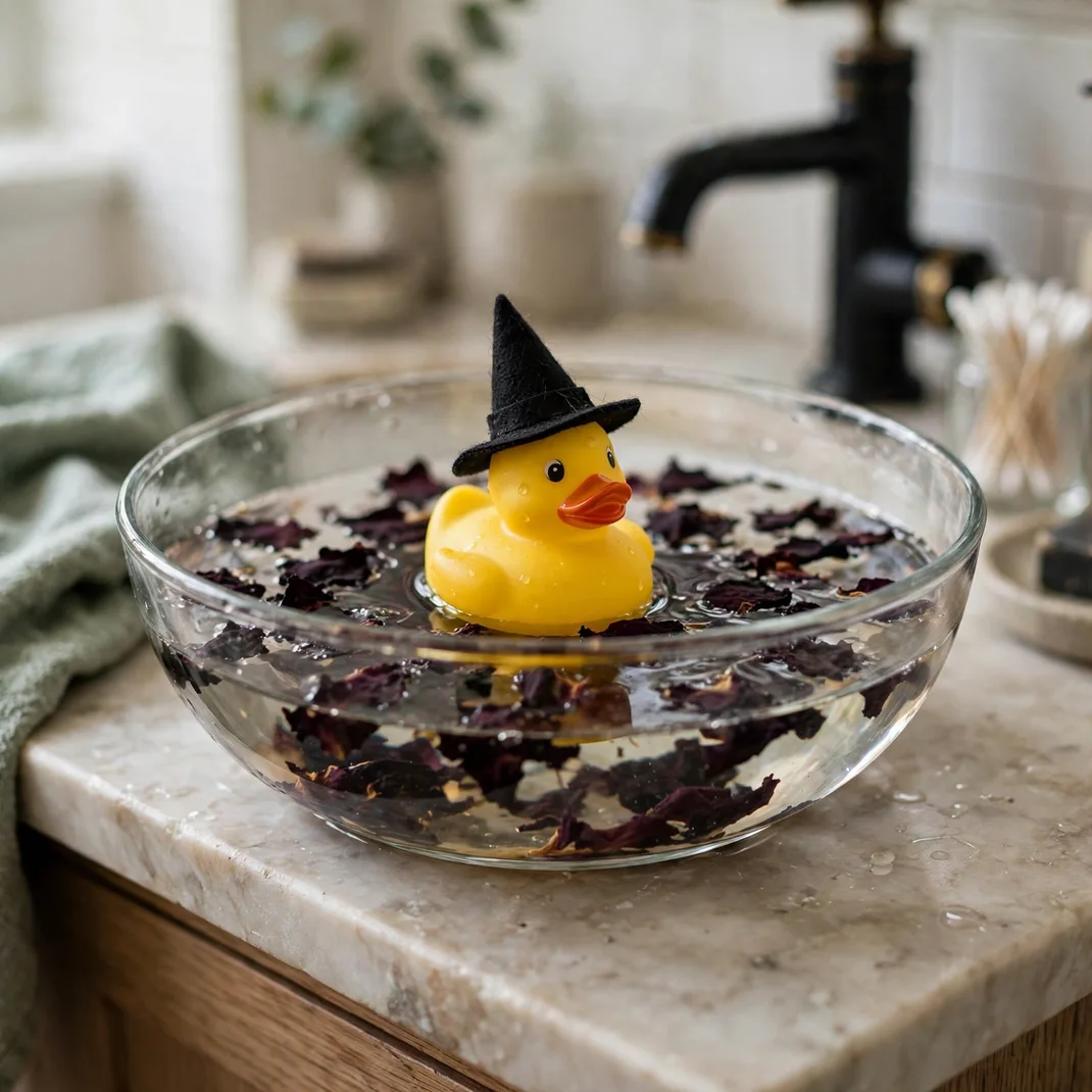 Design 15 Float A Rubber Duck In A Witch Hat
