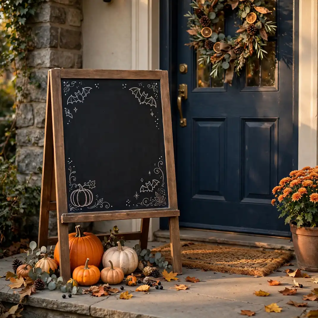 Design 15 Greet With A Chalkboard Welcome Sign