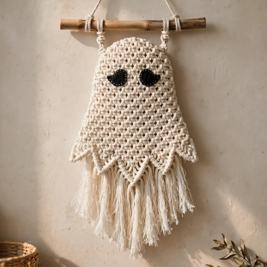 Design 15 Knot A Macrame Ghost Wall Hanging