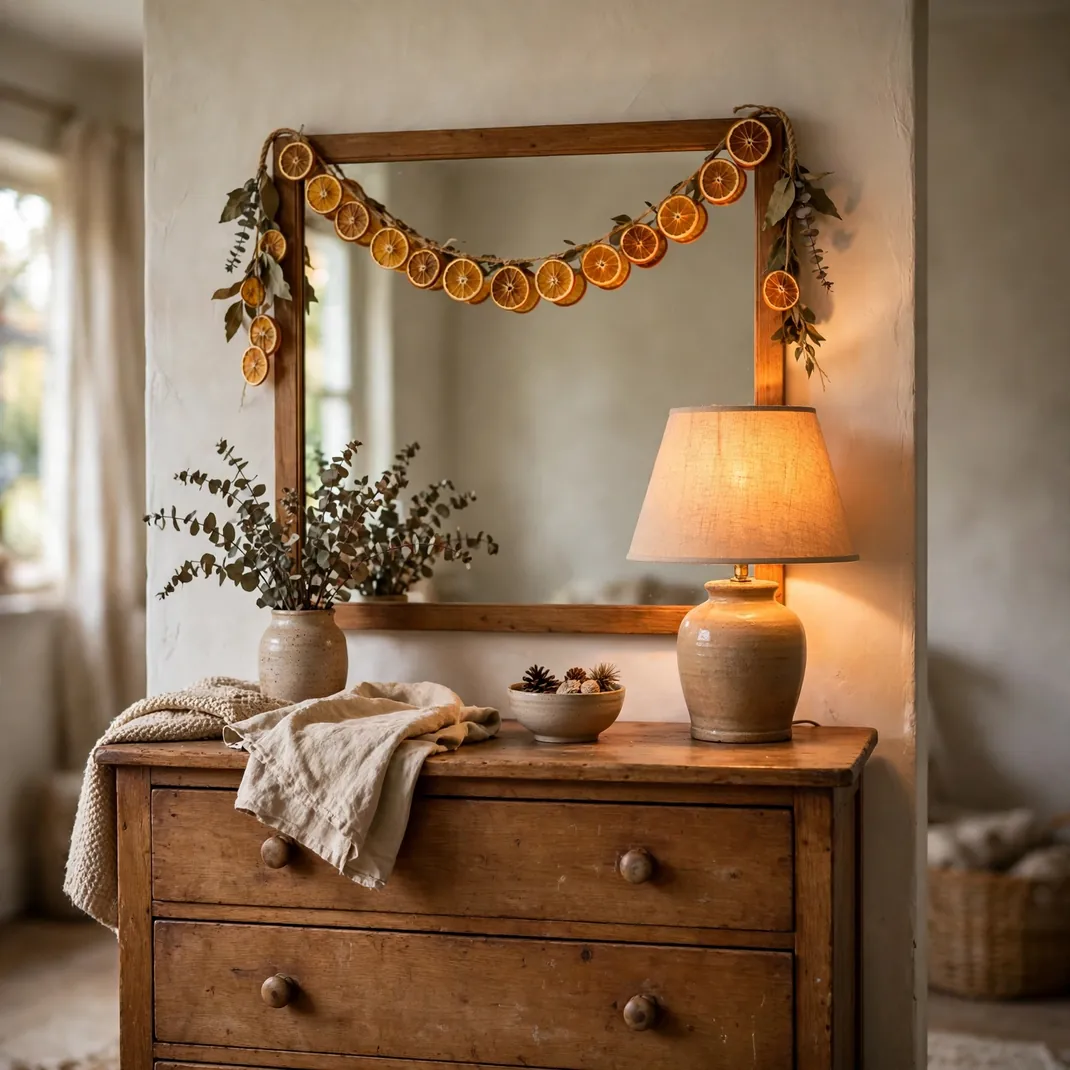 Design 15 Orange Slice Garland Mirror