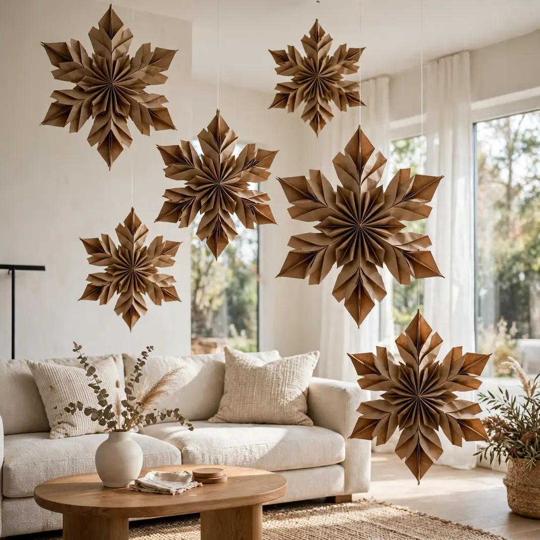 Design 15 Oversized Paper Snowflakes