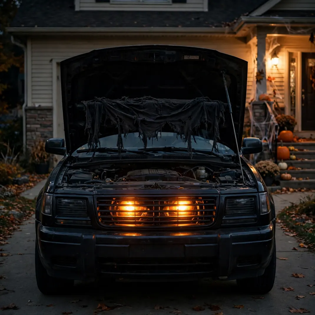 Design 15 Parked Car Glowing Eyes
