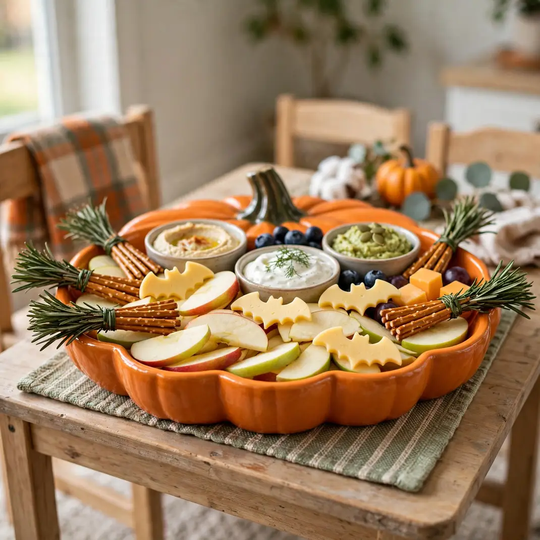 Design 15 Serve Snacks On A Pumpkin Tray