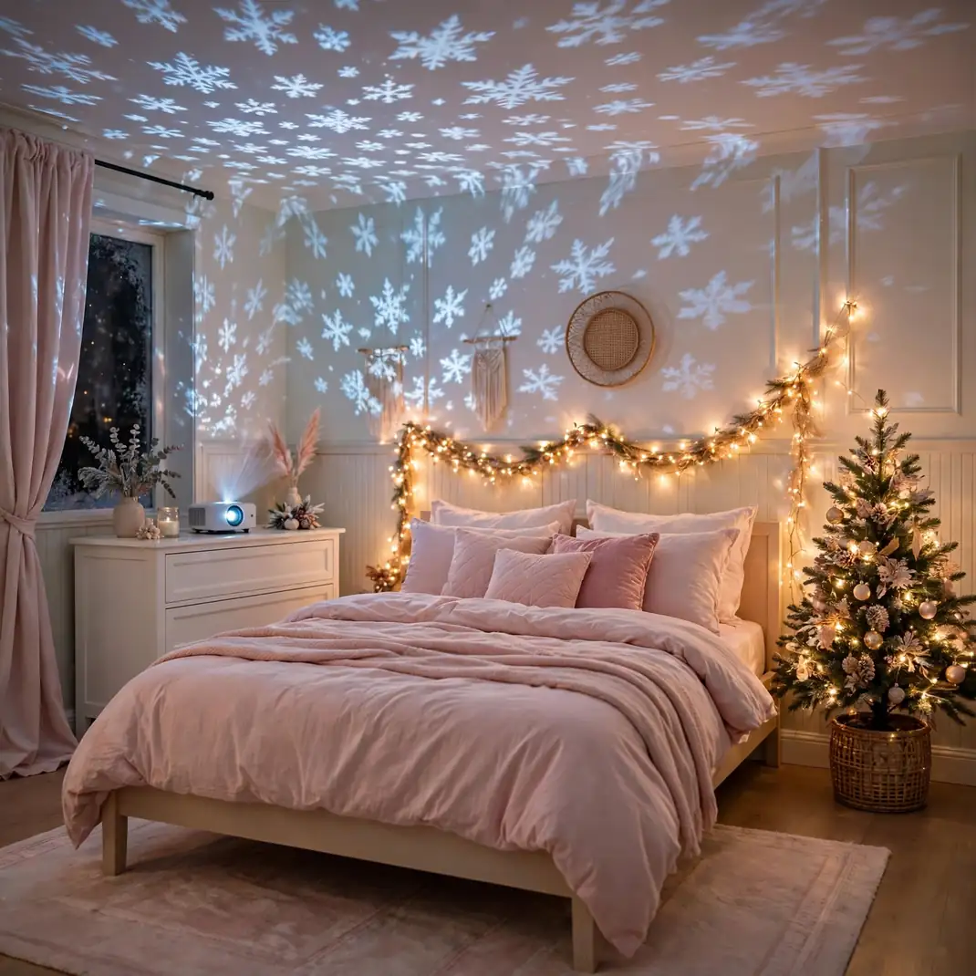 Design 15 Snowflake Projector Night Light