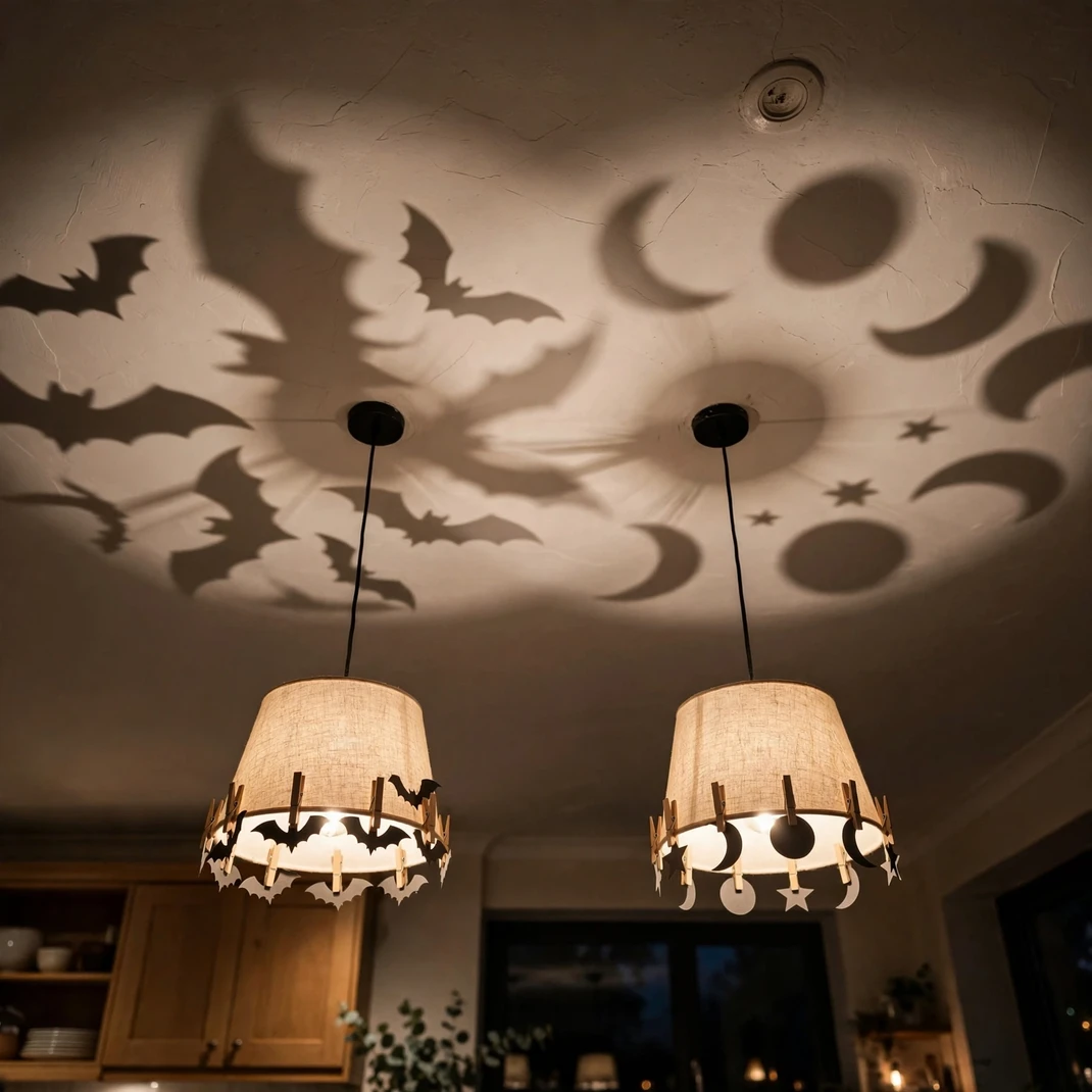 Design 16 Clip Silhouette Shades Onto The Pendant Lights