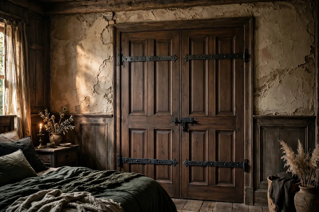 Design 16 Give Closet Doors Medieval Iron Strapwork