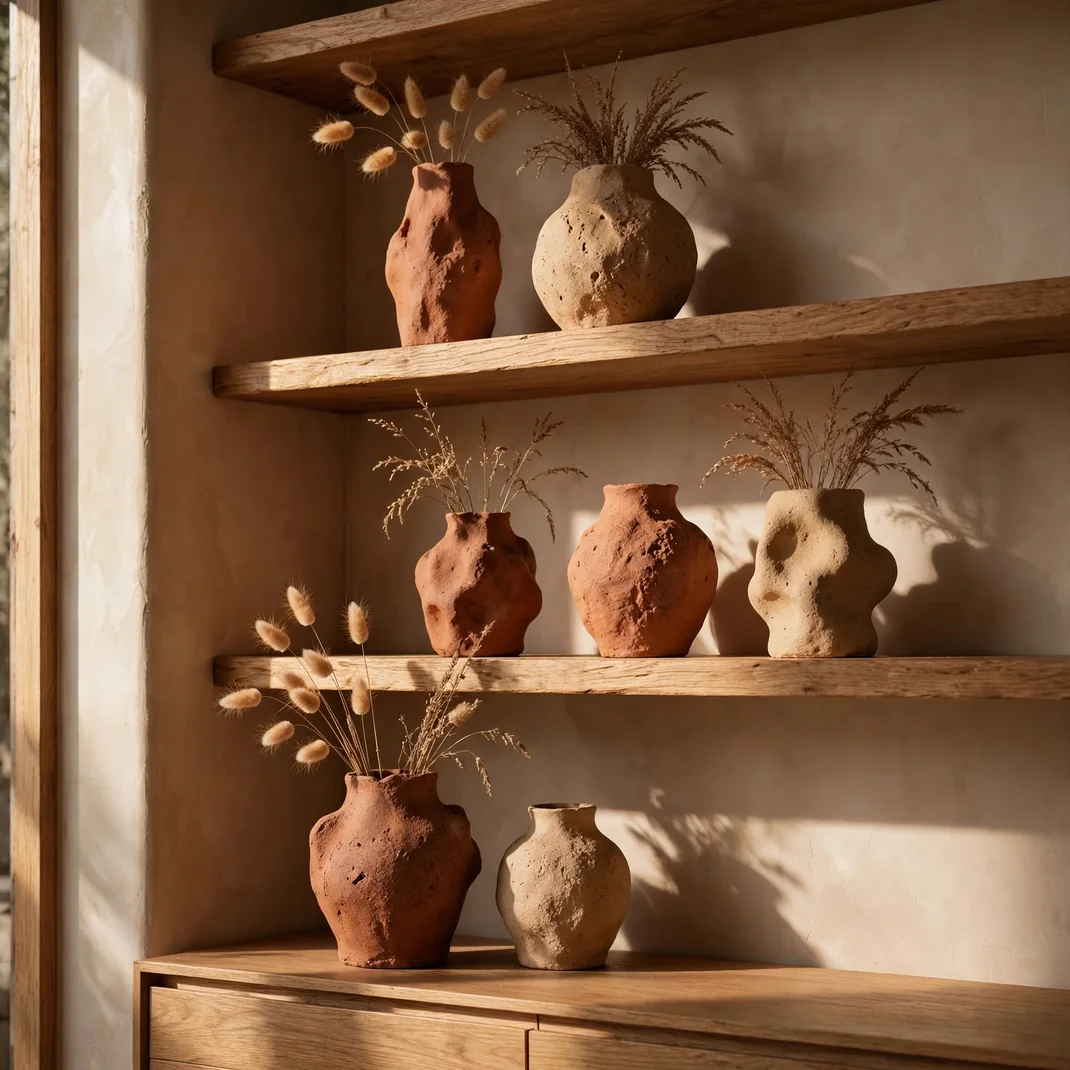 Design 16 Handmade Clay Vase Collection