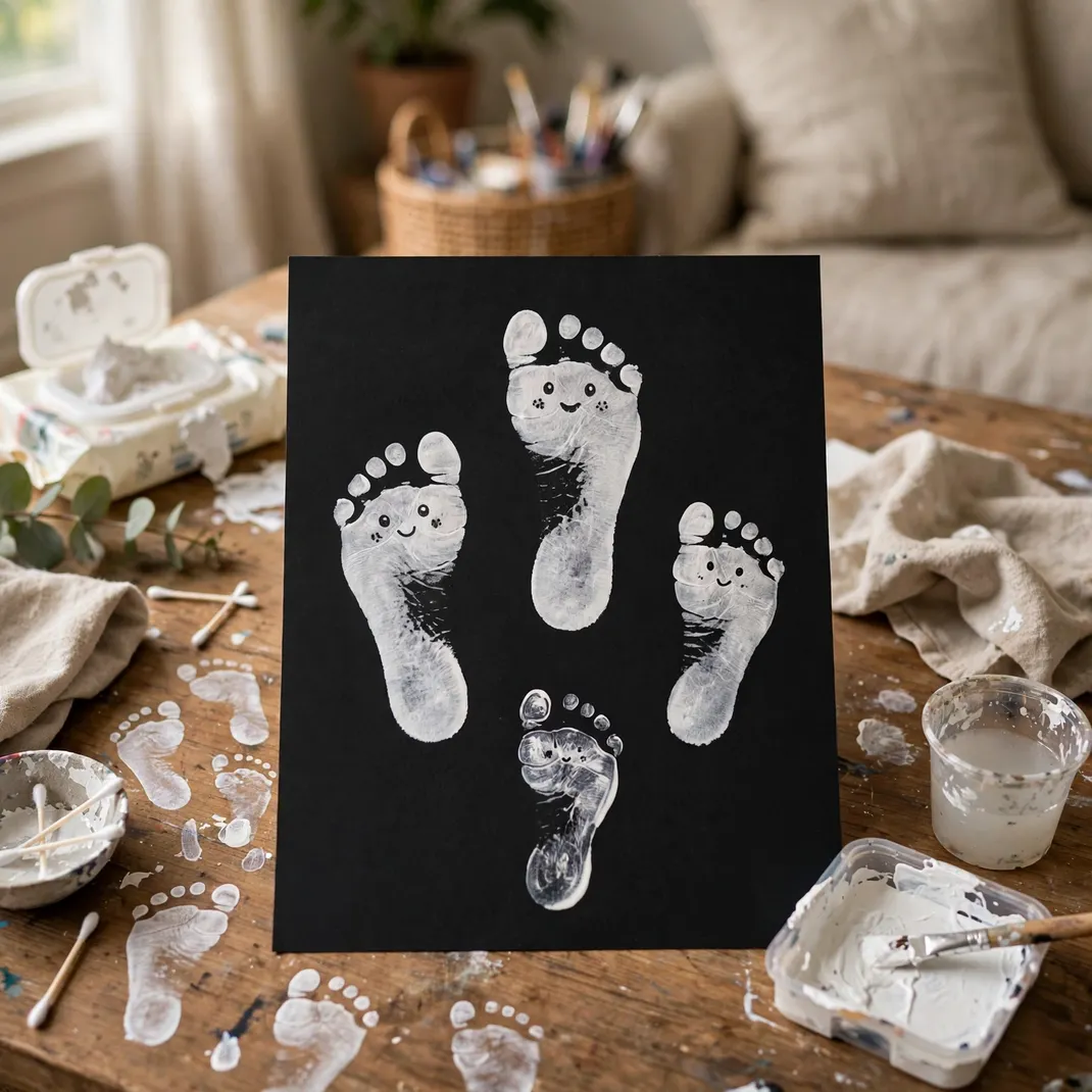 Design 16 Make Ghost Footprint Art