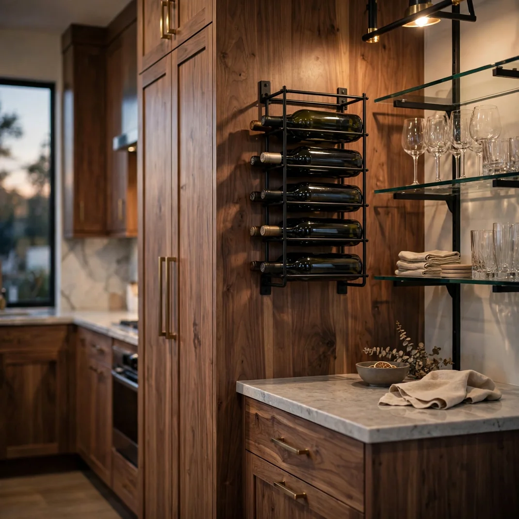 Design 16 Wine Bottle Wall Rack