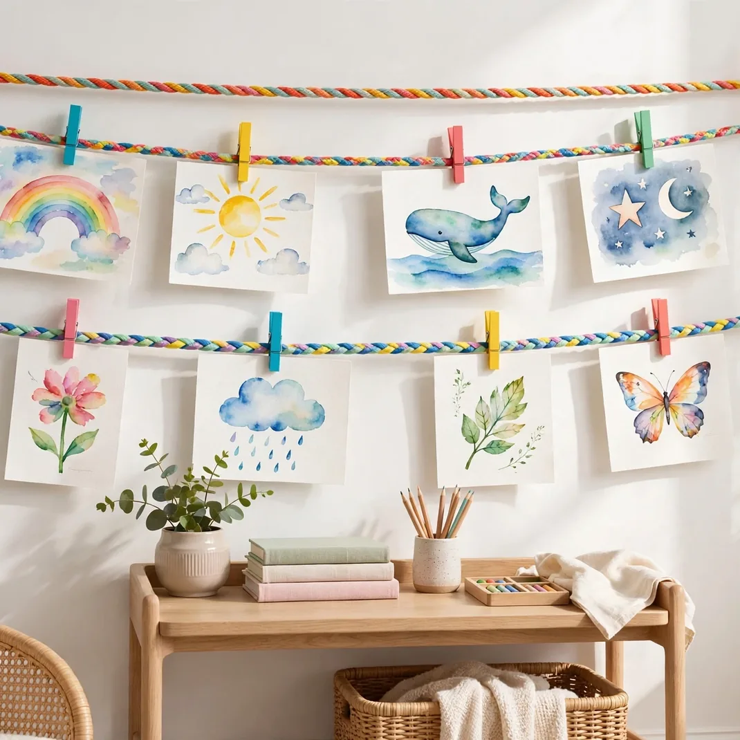 Design 17 Art Display Clothesline